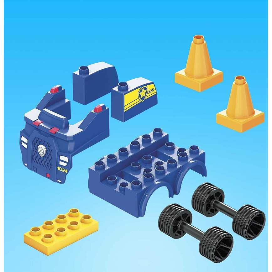 Mega Bloks - Dječji set Psići u ophodnji Chaseov automobil
