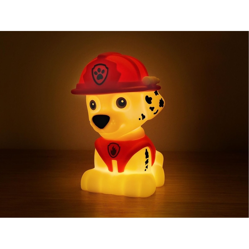 MegaLight - LED Prigušiva punjiva dječja lampa PAW PATROL MARSHALL LED/5V
