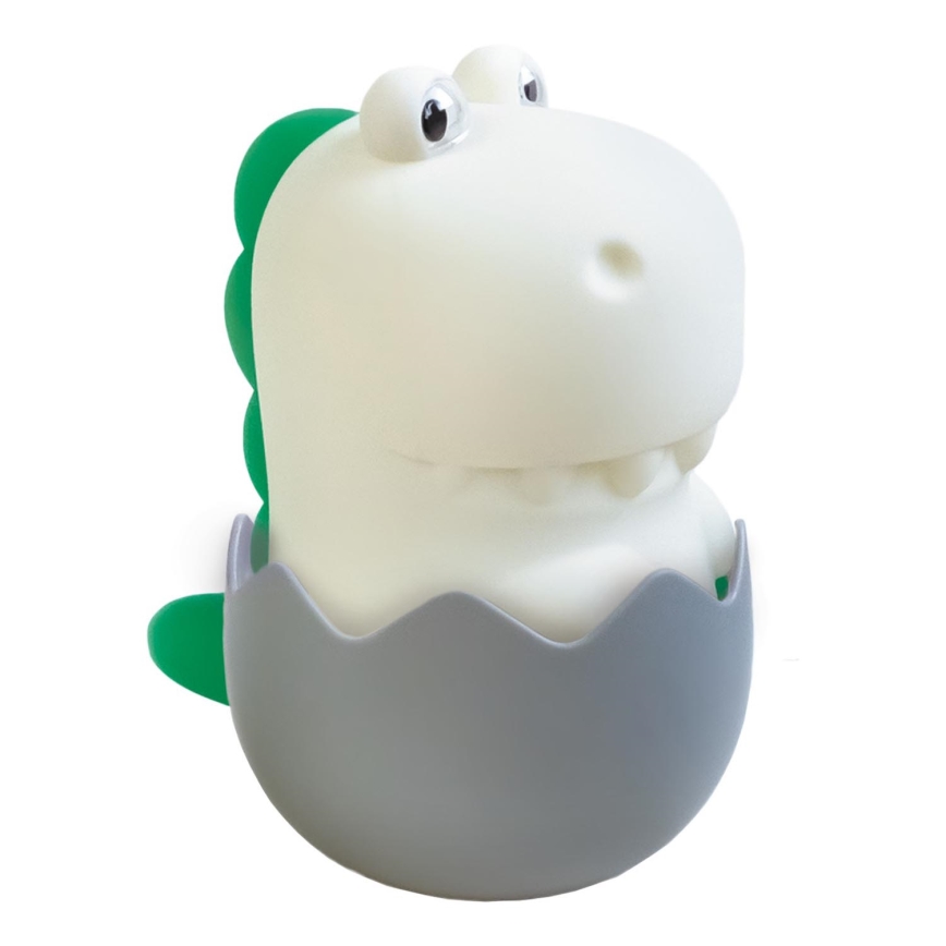 MegaLight - LED RGB Dječja punjiva dodirna lampa s prigušivanjem DIGGY DINO LED/5V