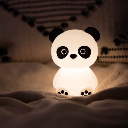 MegaLight - LED RGB Prigušiva punjiva dječja dodirna lampa PADDY PANDA LED/5V