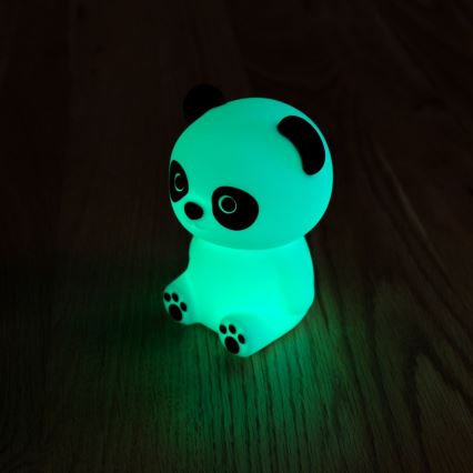 MegaLight - LED RGB Prigušiva punjiva dječja dodirna lampa PADDY PANDA LED/5V