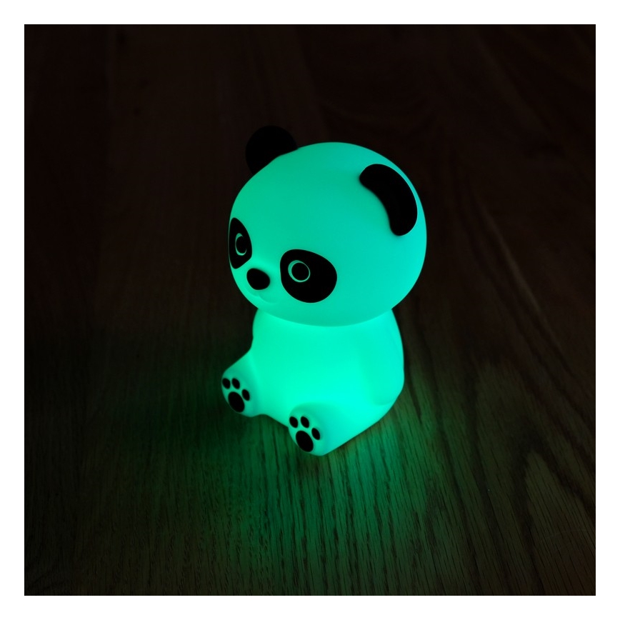 MegaLight - LED RGB Prigušiva punjiva dječja dodirna lampa PADDY PANDA LED/5V