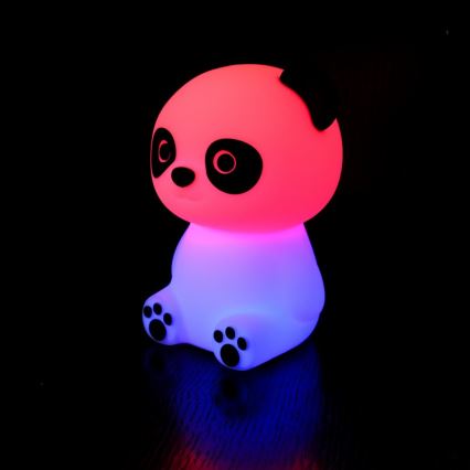 MegaLight - LED RGB Prigušiva punjiva dječja dodirna lampa PADDY PANDA LED/5V