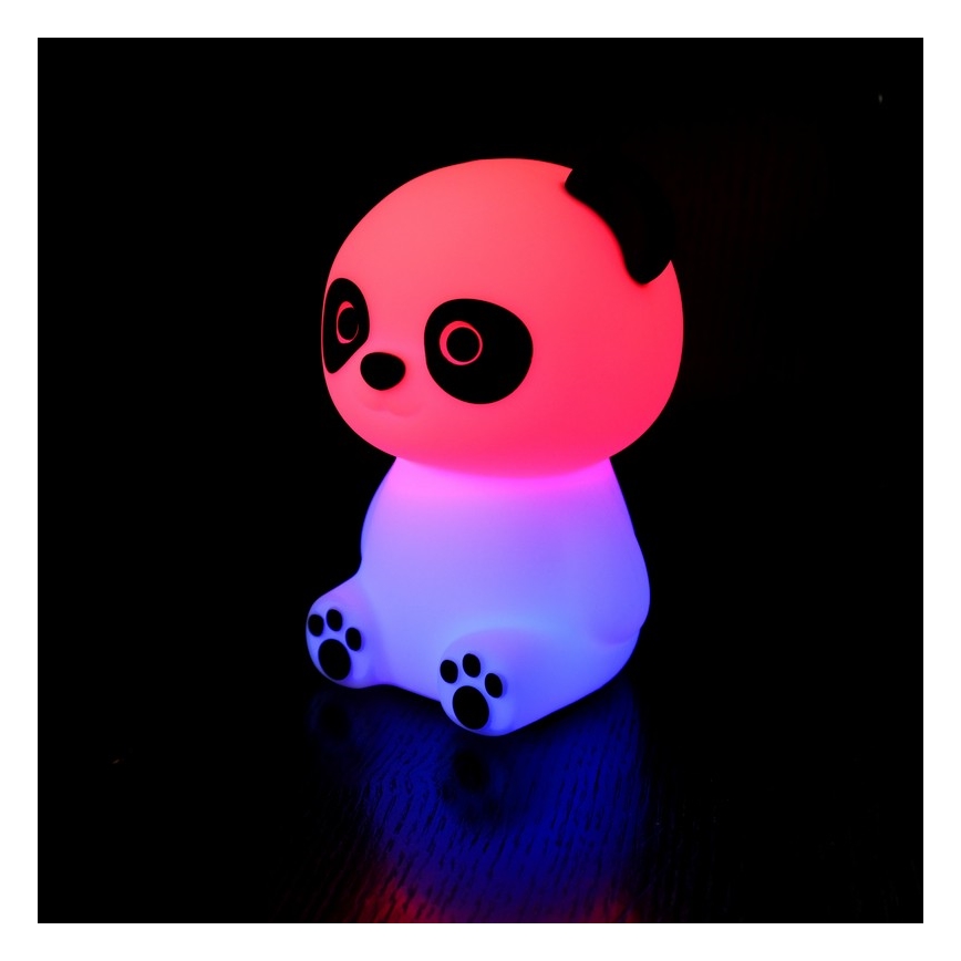 MegaLight - LED RGB Prigušiva punjiva dječja dodirna lampa PADDY PANDA LED/5V