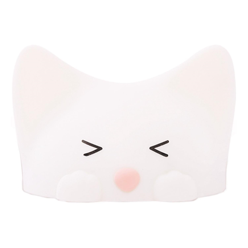 MegaLight - LED RGB Prigušiva punjiva dječja dodirna lampa CATTY CAT LED/5V