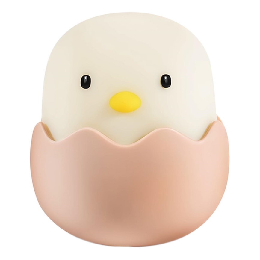 MegaLight - LED RGB Prigušiva punjiva dječja dodirna lampa EGGY EGG LED/5V