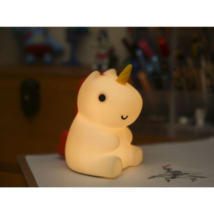 MegaLight - LED RGB Prigušiva punjiva dječja dodirna lampa MAGGY MAGIC LED/5V