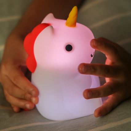 MegaLight - LED RGB Prigušiva punjiva dječja dodirna lampa MAGGY MAGIC LED/5V