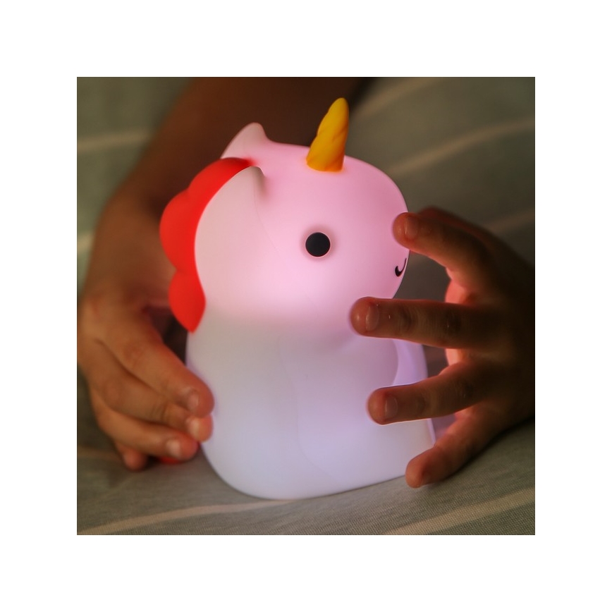 MegaLight - LED RGB Prigušiva punjiva dječja dodirna lampa MAGGY MAGIC LED/5V