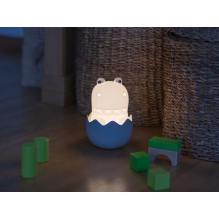 MegaLight - LED RGB Dječja punjiva dodirna lampa s prigušivanjem DIGGY DINO LED/5V