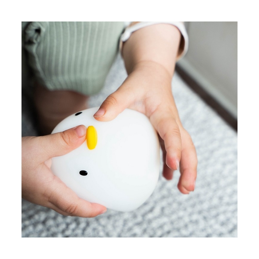MegaLight - LED RGB Punjiva dječja dodirna lampa za kadu SWIMMY DUCK LED/5V IP67