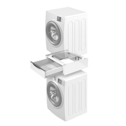 Meliconi 656112 - Nadstavec za perilicu i sušilicu s izvlačnim spremnikom od 28 l, bijeli