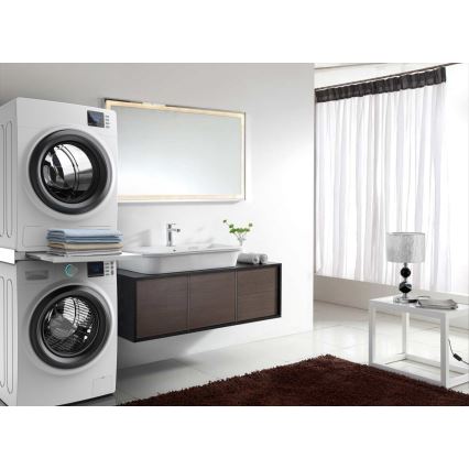 Meliconi 656113 - Adapter za slaganje perilice i sušilice s izvlačnom ladicom 70 cm bijeli