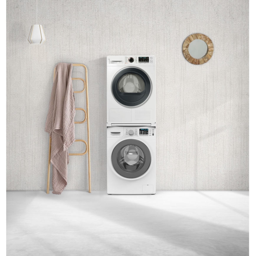 Meliconi 656113 - Adapter za slaganje perilice i sušilice s izvlačnom ladicom 70 cm bijeli