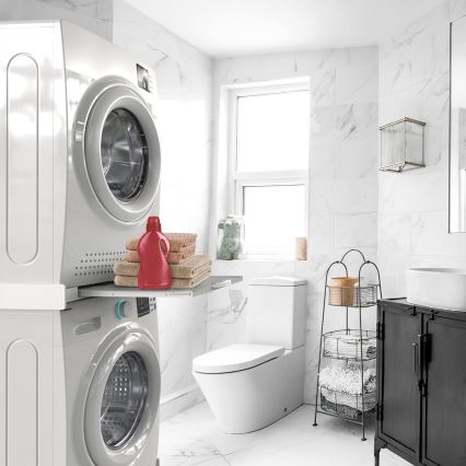 Meliconi 656114 - adapter za slaganje perilice i sušilice 70 cm bijeli