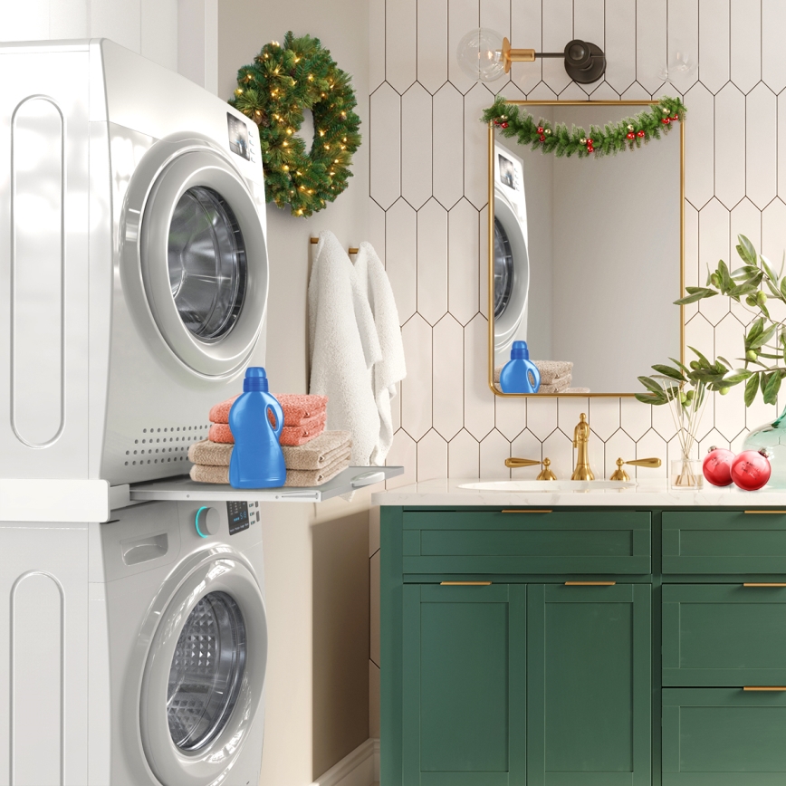 Meliconi 656114 - adapter za slaganje perilice i sušilice 70 cm bijeli