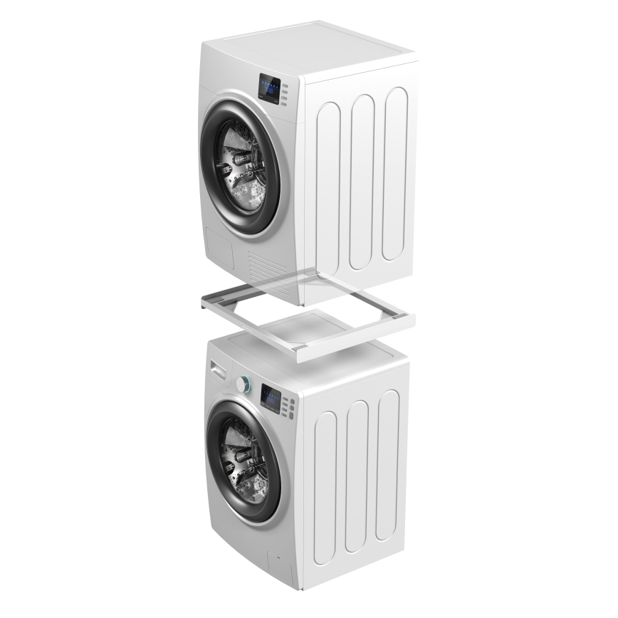 Meliconi 656115 - Komplet za slaganje perilice i sušilice 70 cm, bijele boje