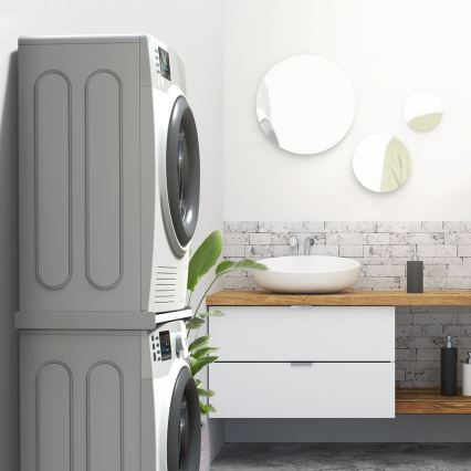 Meliconi 656116 - Adapter za slaganje perilice i sušilice 46 cm bijeli