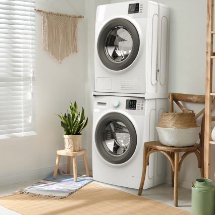 Meliconi 656116 - Adapter za slaganje perilice i sušilice 46 cm bijeli