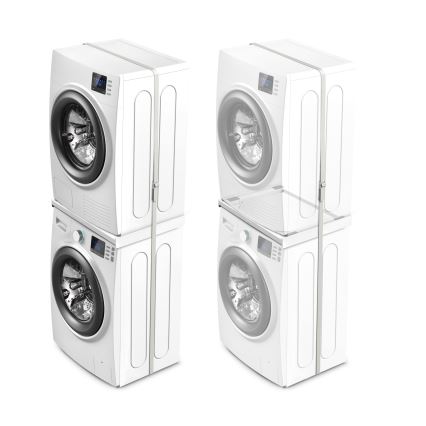 Meliconi 656116 - Adapter za slaganje perilice i sušilice 46 cm bijeli