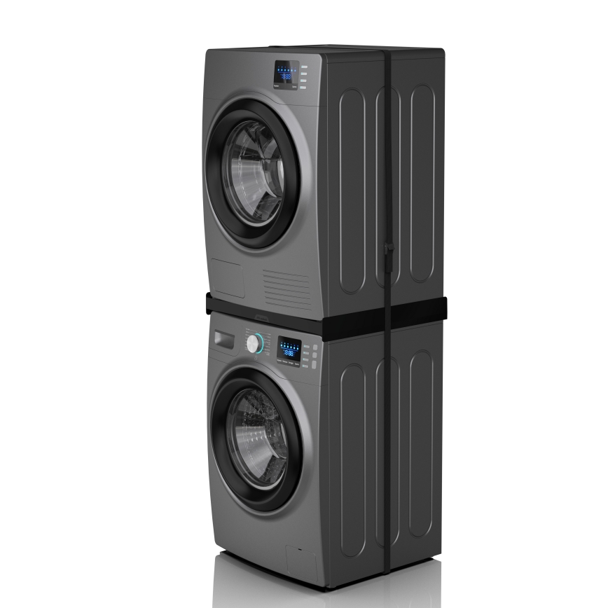 Meliconi 656138 - Adapter za slaganje perilice i sušilice 70 cm crni