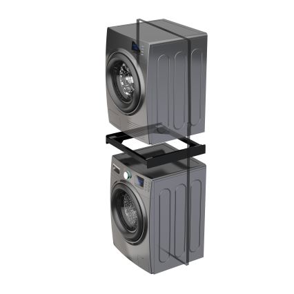 Meliconi 656138 - Adapter za slaganje perilice i sušilice 70 cm crni