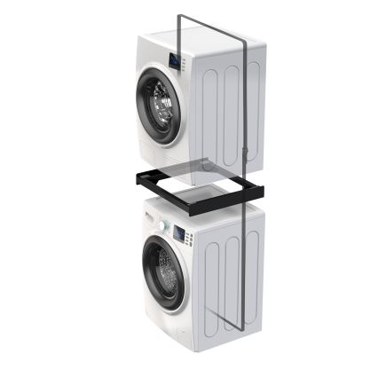 Meliconi 656138 - Adapter za slaganje perilice i sušilice 70 cm crni