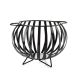 Metalna košara za drva KULA 35x46 crna