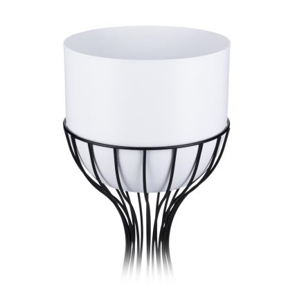 Metalna posuda za cvijeće LOFT 68x20 cm crna/bijela