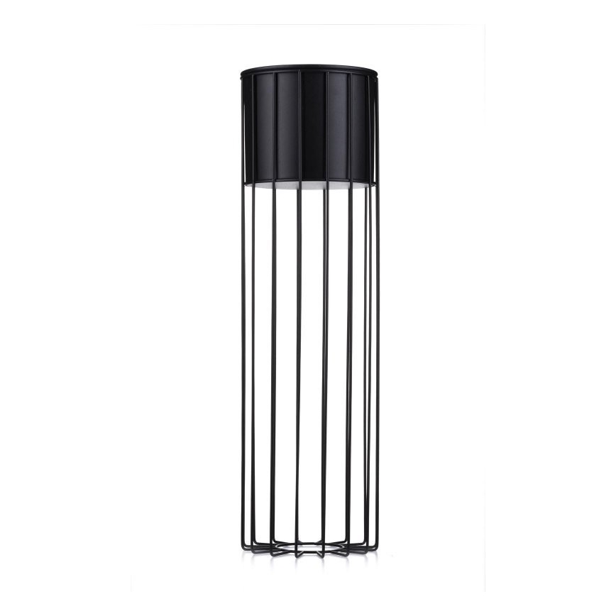Metalna posuda za cvijeće LOFT 70x20 cm crna