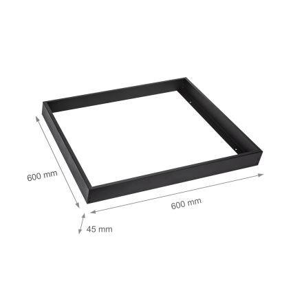 Metalni okvir za instalaciju LED panela 600x600 mm crna