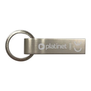Metalni vodootporni Flash Disk USB 128GB mat krom