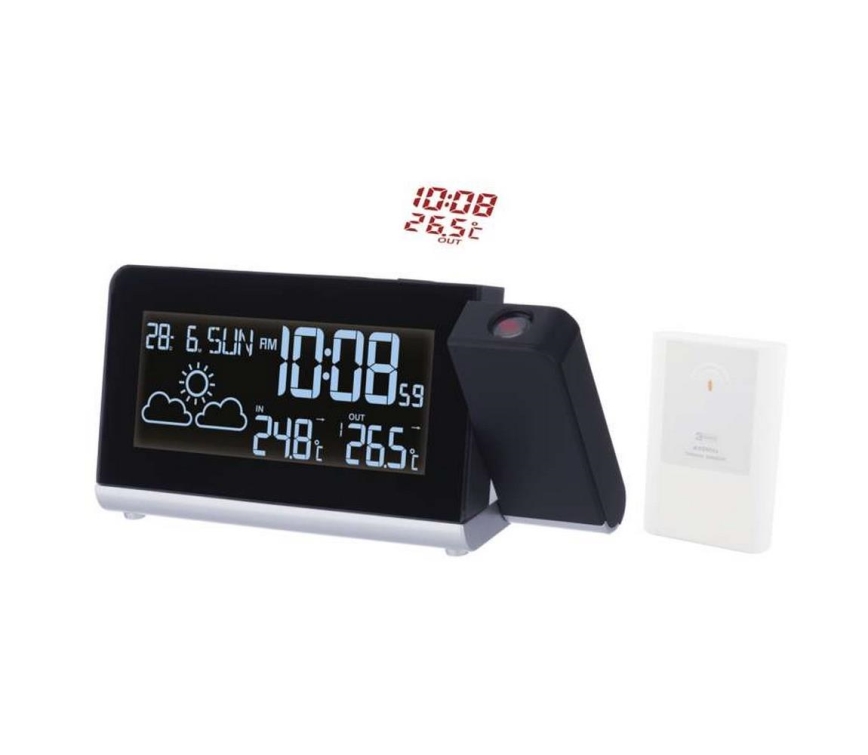 Meteorološka stanica s LCD zaslonom 4,5V/1x CR2032 + 2×AA