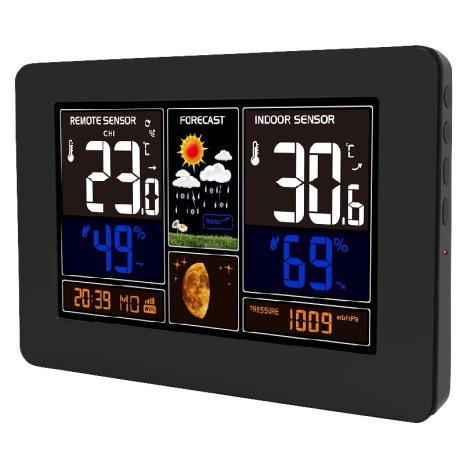 Meteorološka stanica s LCD zaslonom u boji 2xAA/5V Wi-Fi Tuya
