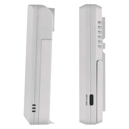 Meteostanica 5V, 2xAAA + 2xAAA, crna