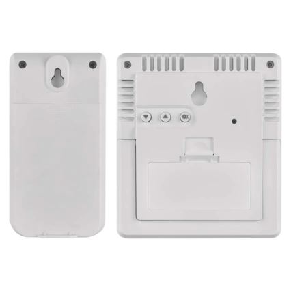 Meteostanica 5V, 2xAAA + 2xAAA, crna