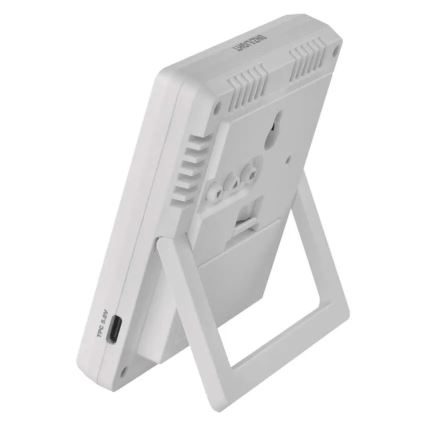 Meteostanica 5V, 2xAAA + 2xAAA, crna