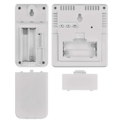 Meteostanica 5V, 2xAAA + 2xAAA, crna