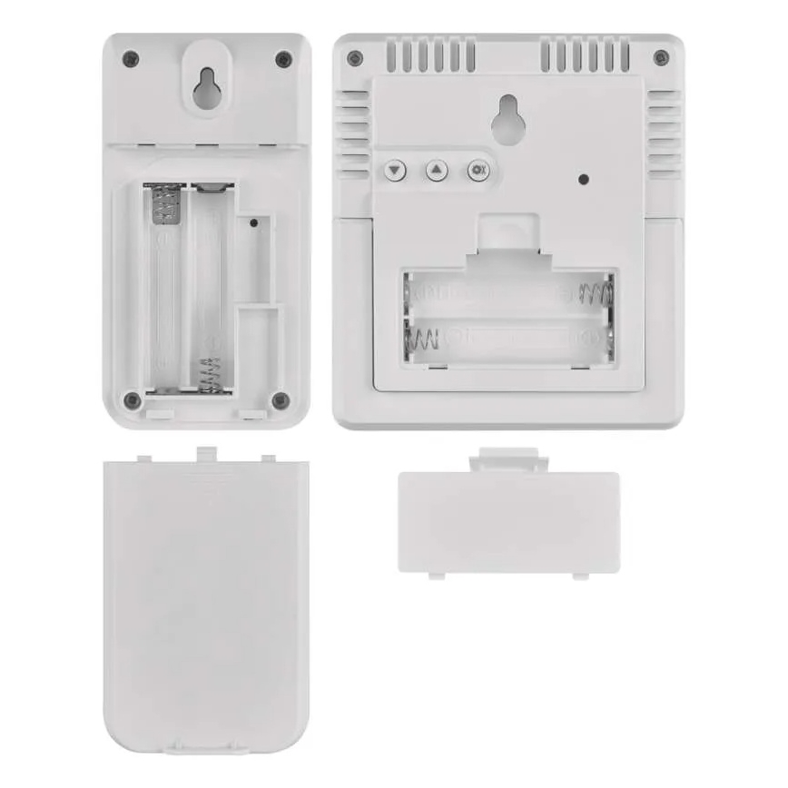 Meteostanica 5V, 2xAAA + 2xAAA, crna