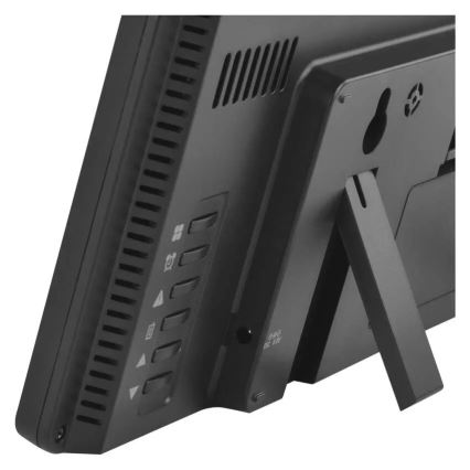 Meteostanica s LCD zaslonom u boji i budilicom 5V 3xAAA + 2xAA crna