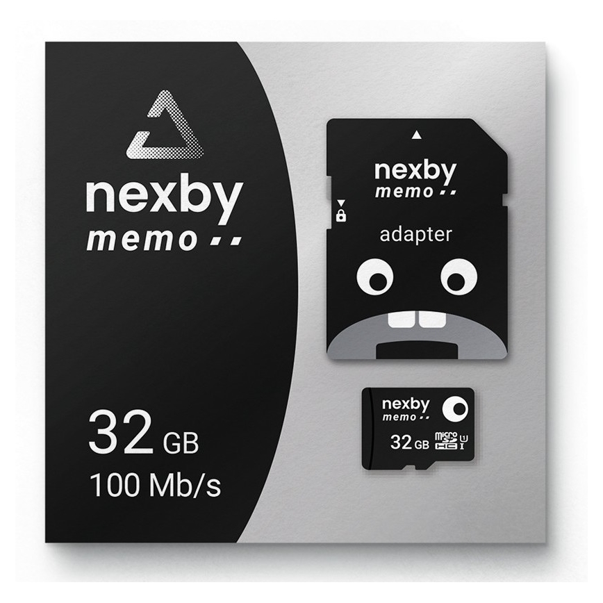 MicroSDHC 32GB U1 100MB/s + SD adapter