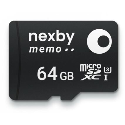 MicroSDXC 64GB U3 100MB/s + SD adapter