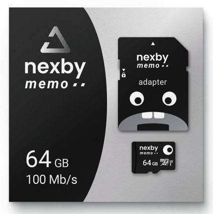 MicroSDXC 64GB U3 100MB/s + SD adapter