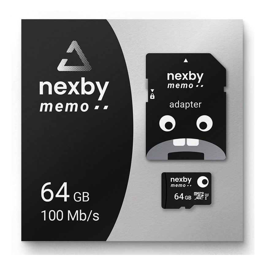 MicroSDXC 64GB U3 100MB/s + SD adapter