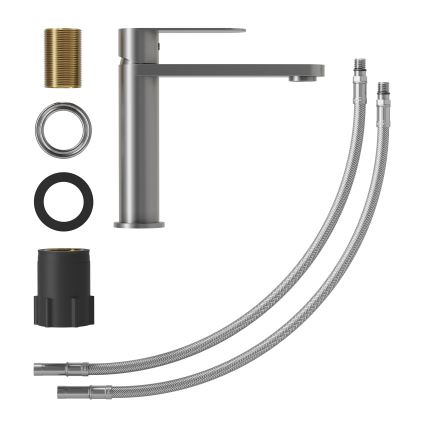 Miješalica za umivaonik TARNBY 17,3 cm, praškasto siva