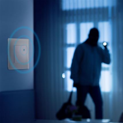 Mikrovalni senzor pokreta 180° 300W/230V bijela