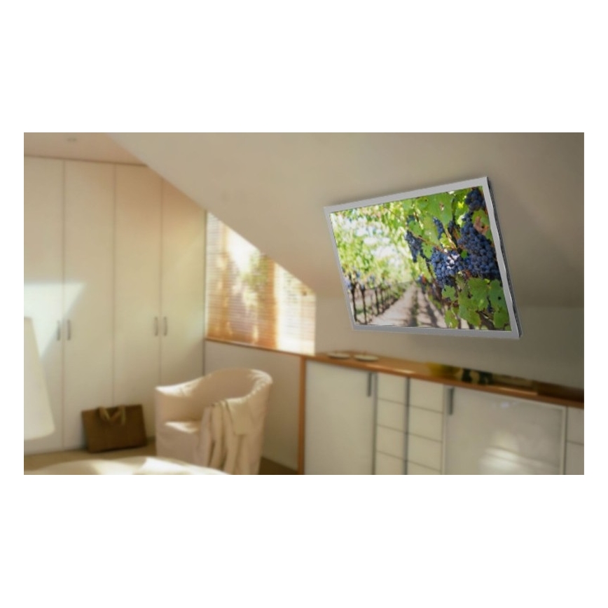MK FLORIA MKF-20DM444 - Pametni stropni nosač za TV 55" crna Wi-Fi TUYA + daljinski upravljač