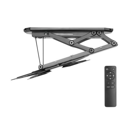 MK FLORIA MKF-20DM444 - Pametni stropni nosač za TV 55" crna Wi-Fi TUYA + daljinski upravljač