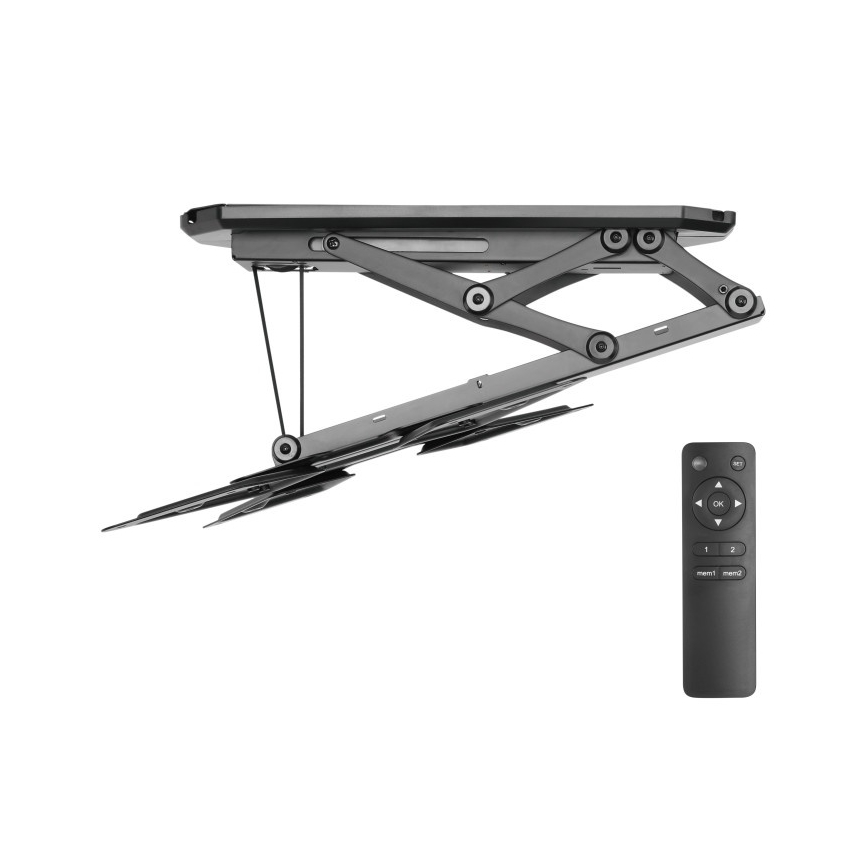 MK FLORIA MKF-20DM444 - Pametni stropni nosač za TV 55" crna Wi-Fi TUYA + daljinski upravljač