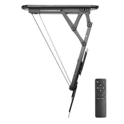 MK FLORIA MKF-20DM444 - Pametni stropni nosač za TV 55" crna Wi-Fi TUYA + daljinski upravljač